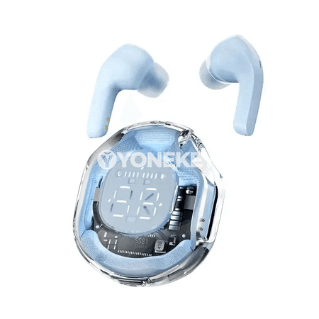 T8 TWS LED displeýli Bluetooth nauşnik, HIFI, simsiz