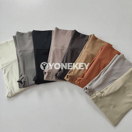 Zenanlar üçin ýokary belli ýeňil sport leggins, dem alýan
