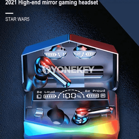 CHUBAN M28 Bluetooth 5.3 simsiz nauşnik, duýgur dolandyryşly, suw geçirmeýän