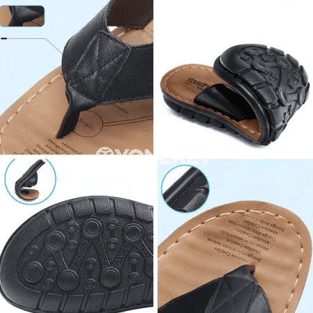 Erkekler üçin tomuslaýyn flip-flop sandallar, ýeňil we süýşmeýän