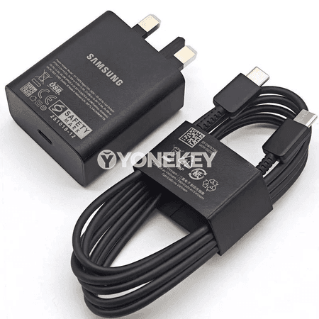 Samsung S26 üçin 60W UK adapter, Type-C kabelli
