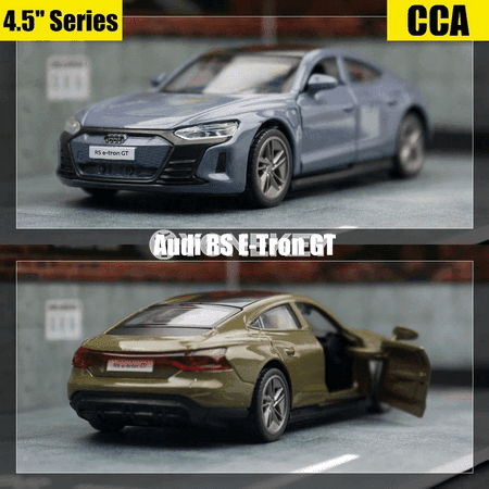Audi RS E-tron GT metal oýunjak awtoulag, 1:43, çagalar üçin