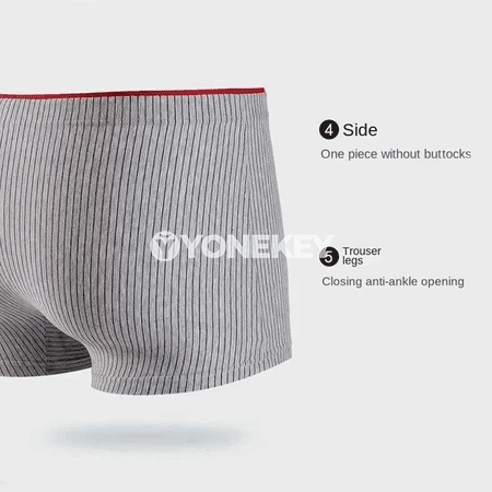 Erkekler üçin 4 bölek boxer içki eşik, pagta, zolakly