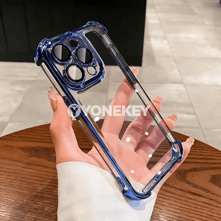 iPhone üçin metallaw çarçuwaly düşnükli zarba garşy gap