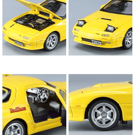 1:32 Mazda RX-7 metal model awtoulag, sesli we ýagtylykly