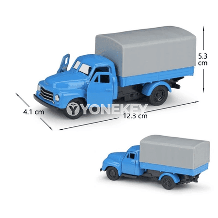 Opel Blitz 1:36 metal model ýük maşyny, ýygnalýan oyunjak