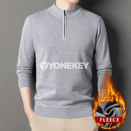 Erkekler üçin ýyly zipli gyş sweatşört