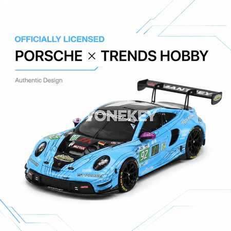 Porsche 911 GT3 R Manthey 1st Phorm 1:64 kolleksiýa maşyn modeli