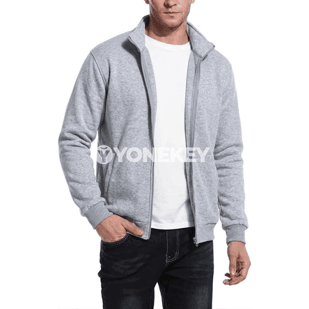 Erkekler üçin ýyly fermuarly ýeňil sport jaket, jübili