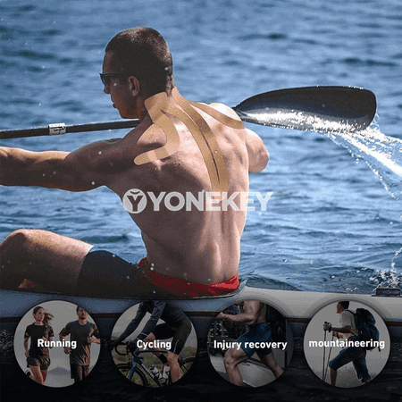 Egniň we boýun üçin öňünden kesilen sportsaýlym lenti, 5 bölek