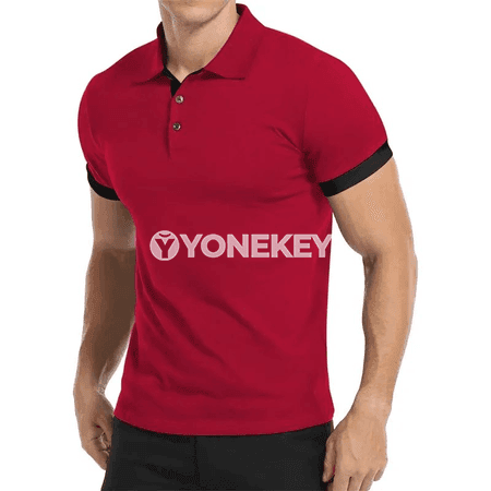 Erkekler üçin ýeňil polo köýnek, ýaz-tomus üçin dem alýan gündelik model