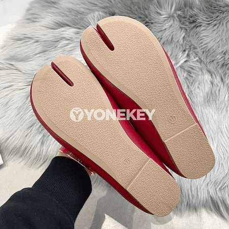 Aýal-gyzlar üçin tabi stilindäki ýumşak flats köwüşler, rahat, täze moda