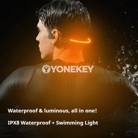 Suw geçirmeýän Bluetooth sport nauşnikleri, 32GB MP3, IPX8