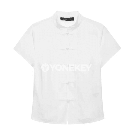 Zenanlar üçin ýeňil ýazlyk slim fit düwünli bluzka