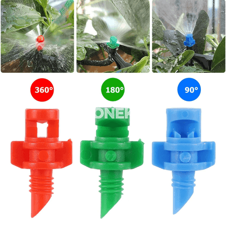 100 sany damjalaýyn suw sepiji nozzler, 90°/180°/360°, bag üçin