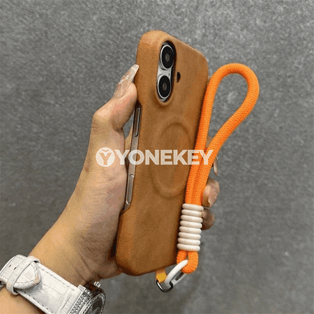 Lanyardly iPhone üçin magnitli korpus, goraýjy gapak