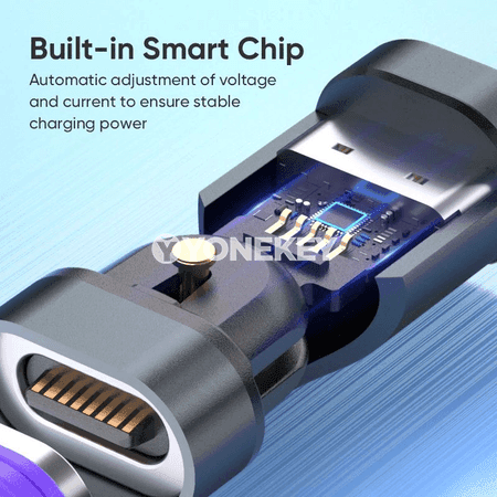 NNBILI 16 pin magnit USB-C adapter, PD 240W çalt zarýad we maglumat geçiriş