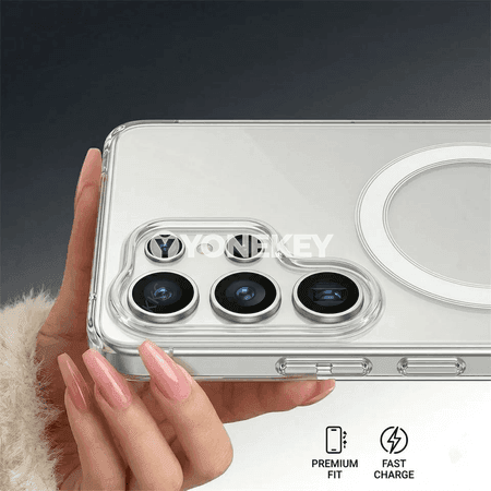 Samsung Galaxy S26–S21 üçin magnitli TPU-PC gorag örtük