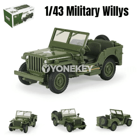 1:43 JEEP WILLYS harby model oýunjak awtoulag, metal kolleksiýa sowgady