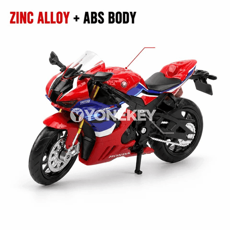 Honda CBR1000RR-R 1:18 metal motosikl modeli, kolleksiýa üçin
