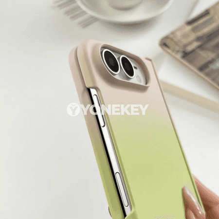iPhone Duo üçin gradient slim gorag gapagy, ýeňil we berk
