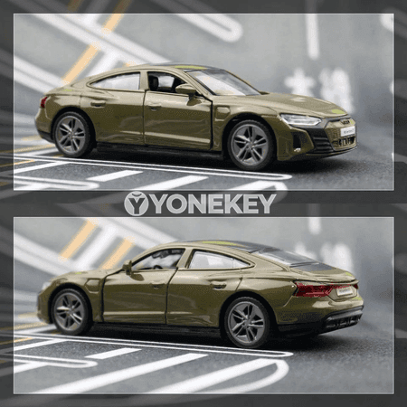 Audi RS E-tron GT metal oýunjak awtoulag, 1:43, çagalar üçin