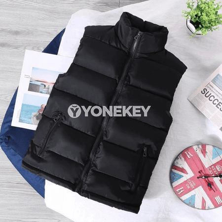 Erkekler üçin ýyly ýeňil west — ýaz güýz üçin döwrebap model