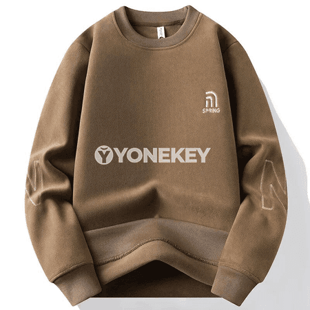 Erkekler üçin ýyly fleece hoodili switer, gündelik köýnek