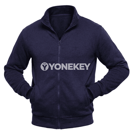 Erkekler üçin ýyly fermuarly ýeňil sport jaket, jübili