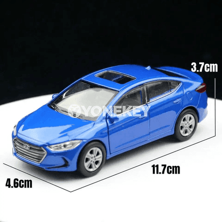 Hyundai Elantra metal model awtoulag, 1:36, çocuklar üçin
