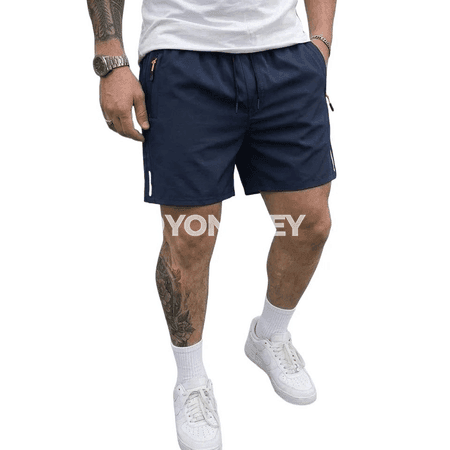 Erkekler üçin ýeňil we çalt guradyjy tomus sport şortik pantalonlar