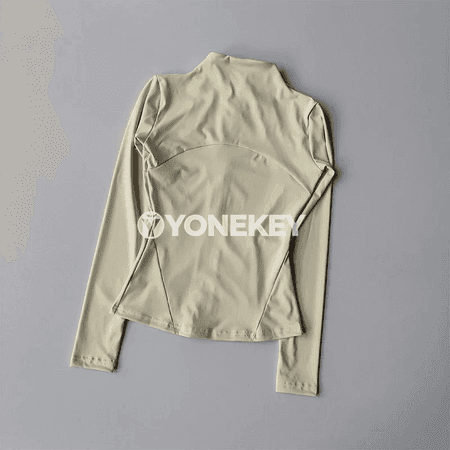 Aýallar üçin zipli sport jaket — fitnes, ýoga we ylgaw üçin