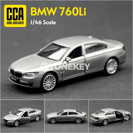BMW 760Li 1:46 metal model awtoulag oýunjagy, açylýan gapyly