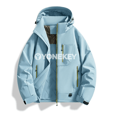 Aýallar üçin ýyly fleece kurtka — suw geçirmez, ýel geçirmez