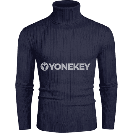 Erkekler üçin uzyn ýeňli balak boýun switer, ýeňil we ýyly model