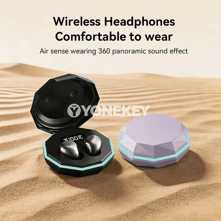 Bluetooth TWS gulak içi nausnikler, uzyn batareýaly, mikrofonly