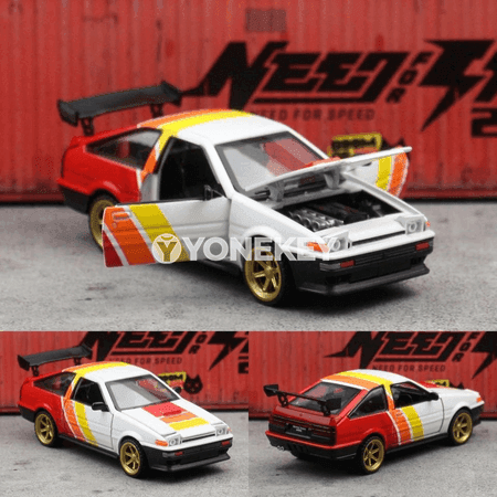 Toyota AE86 Sprinter Trueno 1:37 metal model awtoulag oýunjagy