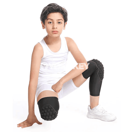 Çagalar üçin sport dyz we tirsek goraglary, höwürtge gurluşly, 1 sany