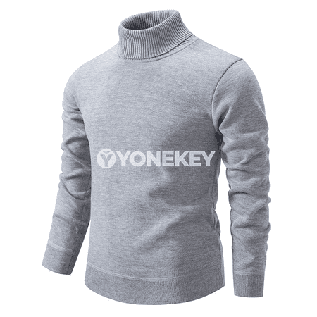 Erkekler üçin gyş-güýz ýyly turtleneck switer