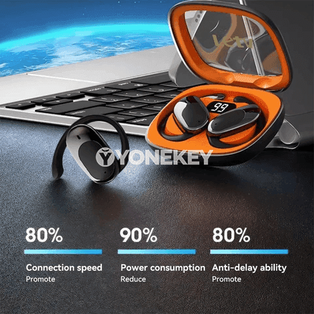 Xiaomi üçin simsiz sport nauşnikler, mikrofonly, suw geçirmeýän