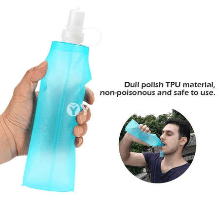 TPU sport suw gapy — bukulýan, 250/500 ml, açyk howa üçin