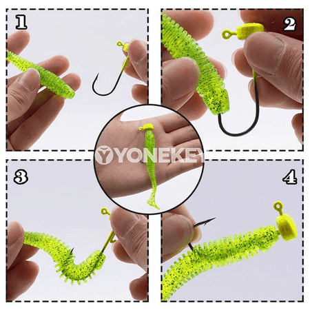 Ned Rig jig başlyklary, 5 sany — 2.8g/3.5g/4.6g/7g