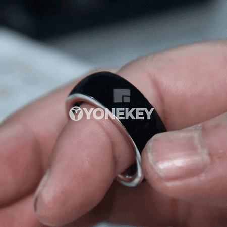 Akyllly halkasyň sanagçysy, App arkaly dolandyrylýan metal akylly halka