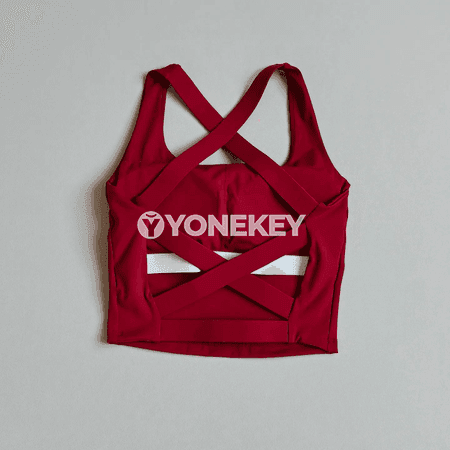Zenanlar üçin tikişsiz sport bra, ýoga we fitnes üçin ýokary goldaw