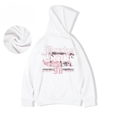 Erkekler üçin oversize hoodi, M-8XL, şäherçe stilinde