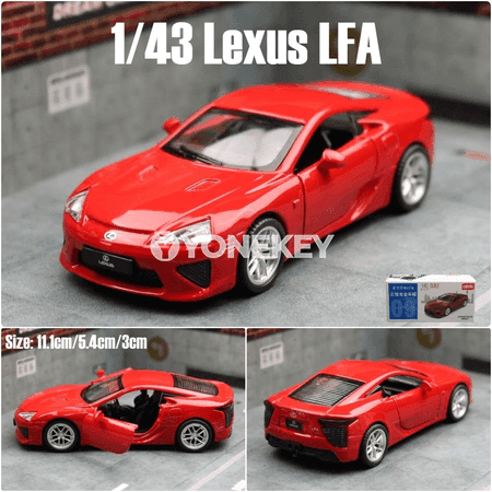 Lexus LFA 1:43 metal mini awtoulag modeli, çagalar we kolleksiýa üçin