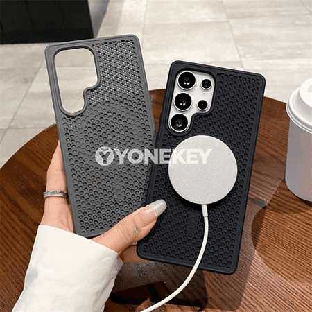Samsung S22/S23/S24/S25 üçin magnitli dem alýan gorag gabyk