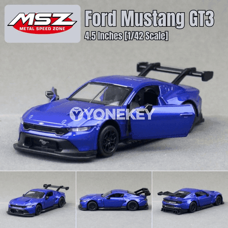 Ford Mustang GT3 1:42 metal model awtoulag oýnawajy