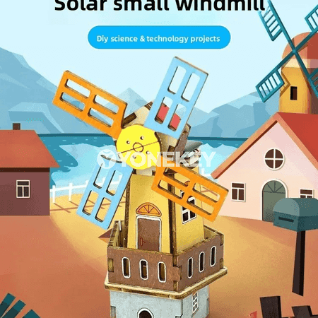 Gün energiýasy bilen işleýän çagalar üçin DIY ylmy tejribe modeli