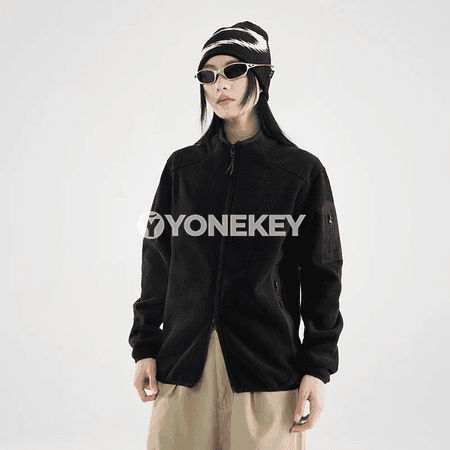 LNGXO gyş fleece kurtkasy, ýel geçirmeýän, ýyly, uniseks